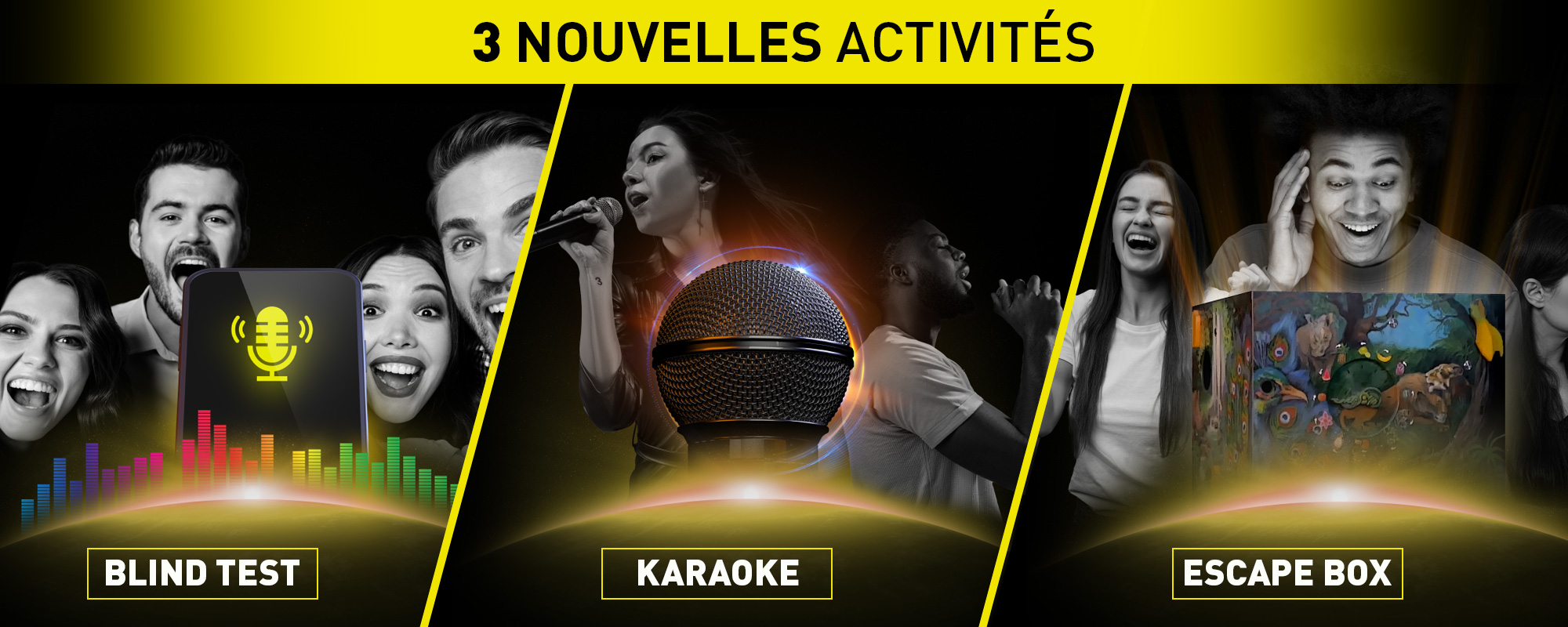 3 nouvelles activités